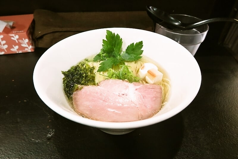 相模原市横山『麺屋∞エイト』塩ラーメン1