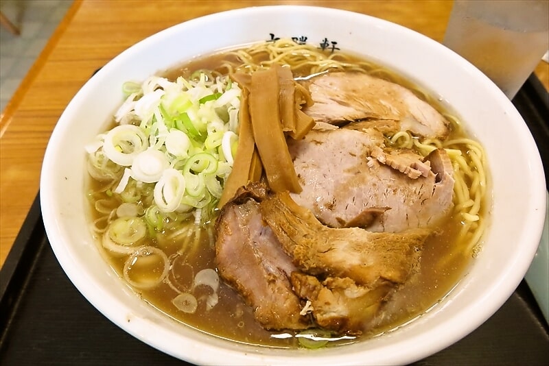 2025年 相模原市『淵野辺 大勝軒』ラーメン普通盛りネギ多め2