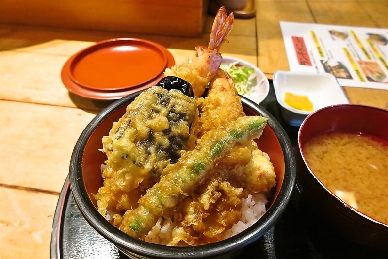 相模原市『割烹ふく佐屋』大海老天丼6