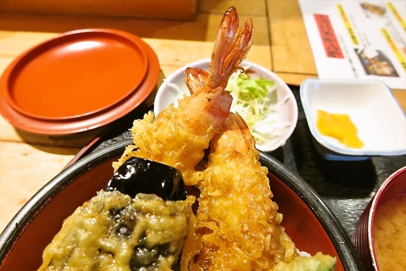 相模原市『割烹ふく佐屋』大海老天丼7