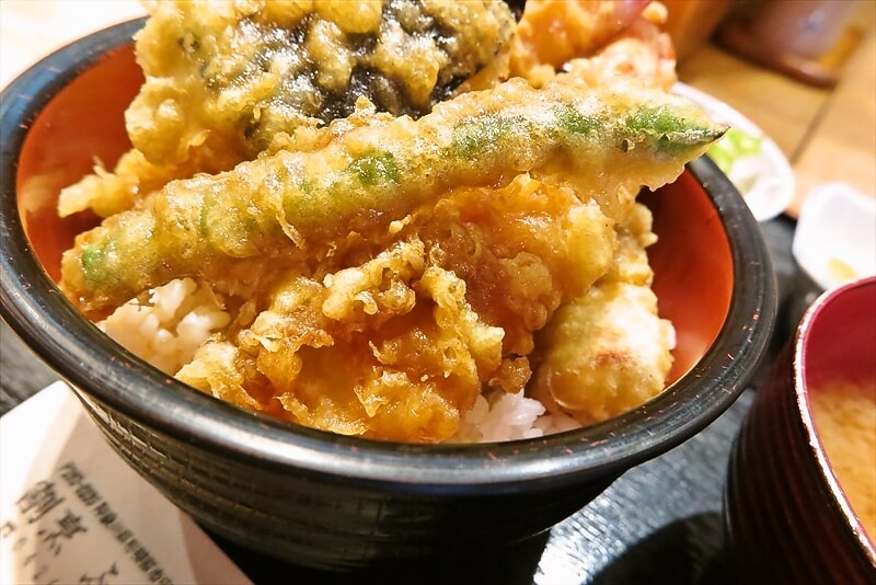 相模原市『割烹ふく佐屋』大海老天丼8