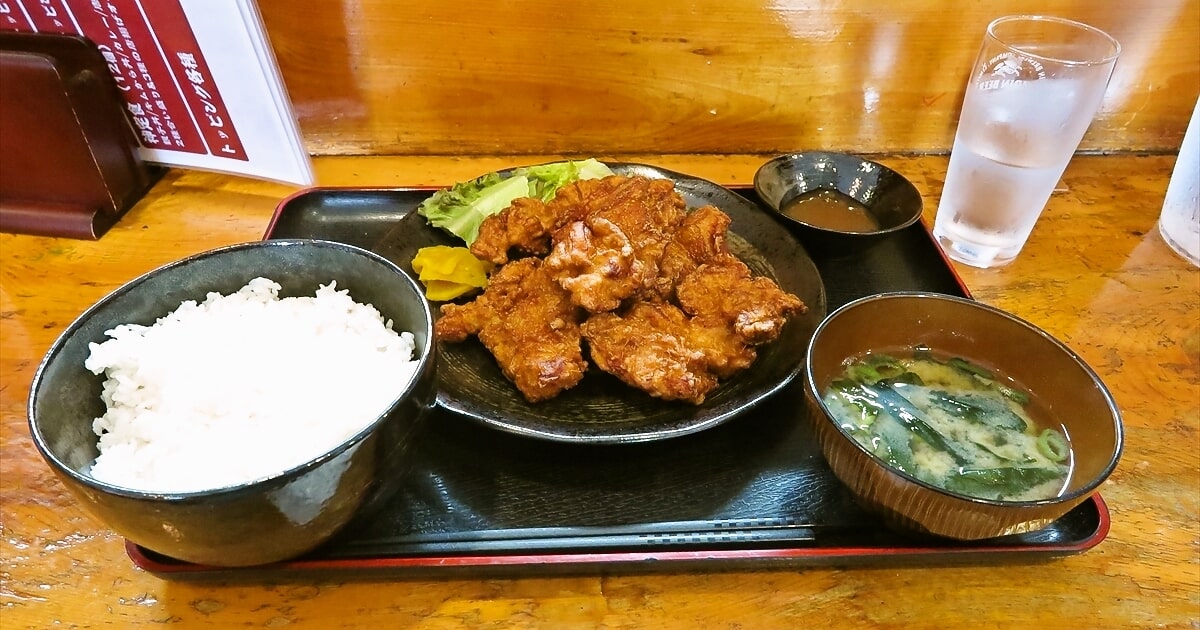 相模原市淵野辺『唐揚げ食べ放題 神田屋』唐揚げ定食大サムネイル