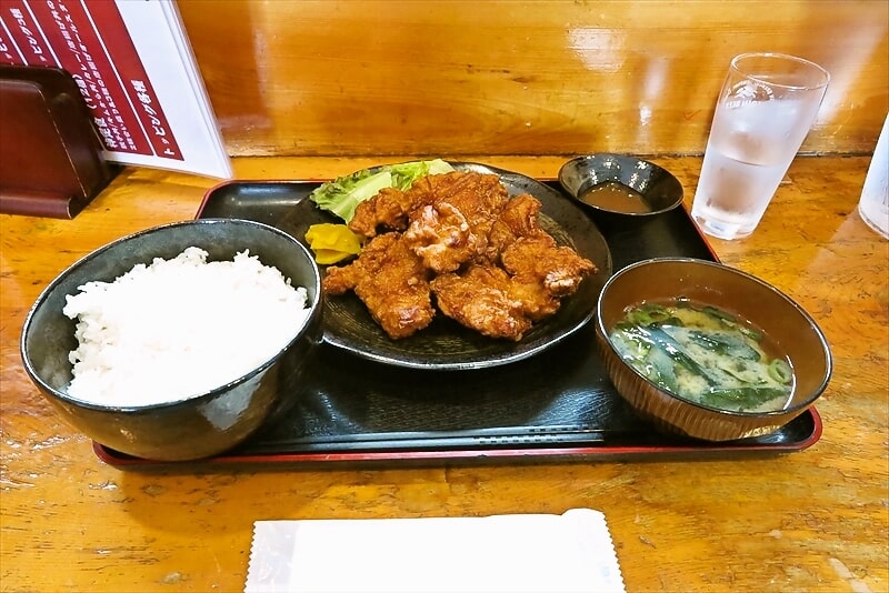 相模原市淵野辺『唐揚げ食べ放題 神田屋』唐揚げ定食大1