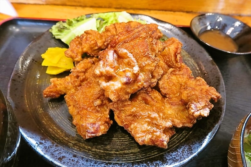 相模原市淵野辺『唐揚げ食べ放題 神田屋』唐揚げ定食大5