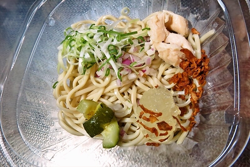 『ローソン』麺屋 一燈 監修 二ボコン（塩）冷やしラーメン12