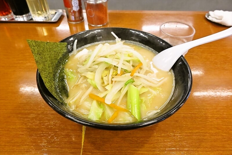 相模原市『北海道らーめん おやじ本店』タンメン1