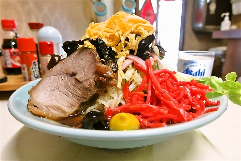 相模原市『中華料理 大勝軒』冷しチャーシューメン2