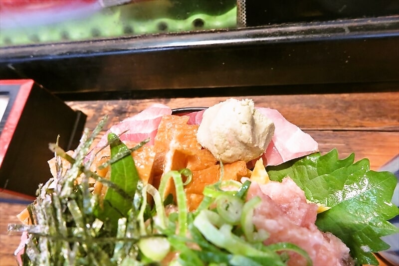 相模原市淵野辺『寿司居酒屋 遊喜や』ねぎとろ丼大盛り4