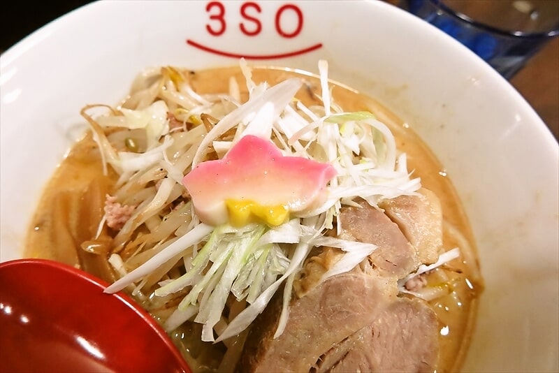 町田市成瀬駅『RA-MEN 3SO.（スリーエスオー）』3SOラーメン（味噌）3