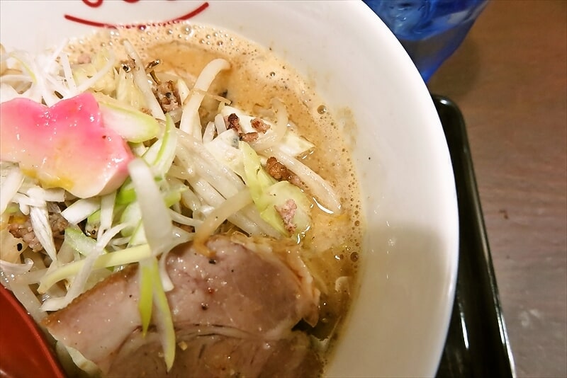 町田市成瀬駅『RA-MEN 3SO.（スリーエスオー）』煮干し味噌ラーメン4
