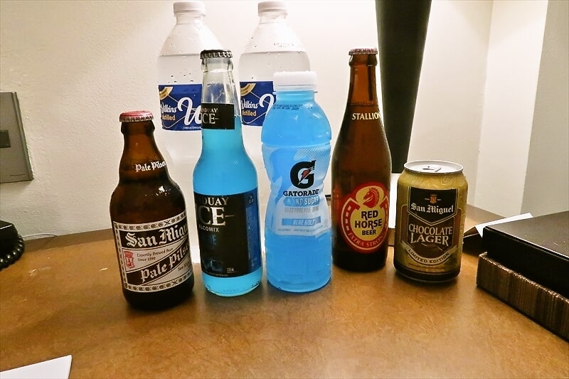 フィリピンのジュースとビール1