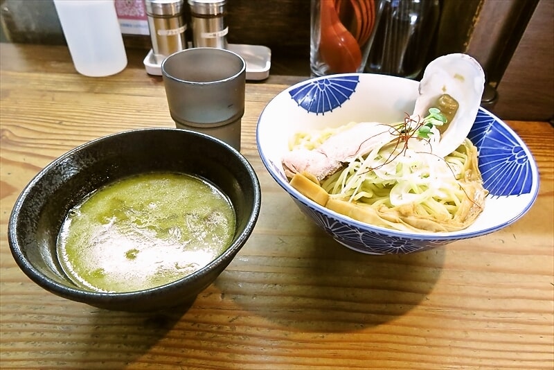 2025年相模原市淵野辺本町『貝ガラ屋』濃厚牡蠣つけ麺1