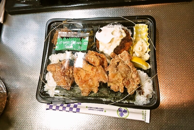 2025年8月相模原市淵野辺『こがねちゃん弁当』厚切りハムカツ海苔弁当特盛1