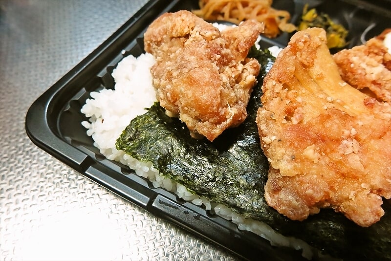 2025年8月相模原市淵野辺『こがねちゃん弁当』厚切りハムカツ海苔弁当特盛9