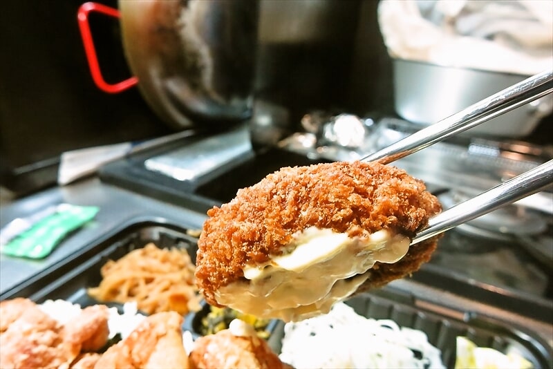 2025年8月相模原市淵野辺『こがねちゃん弁当』厚切りハムカツ海苔弁当特盛13