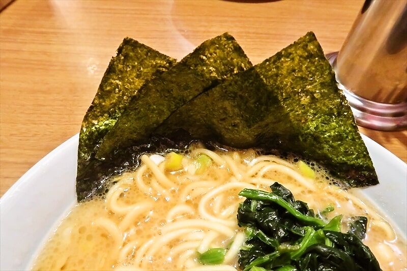山形県東根市『横浜家系ラーメン 町田商店 東根店』ラーメン大盛り2