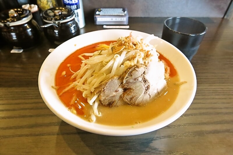 相模原市上溝『ラーメン味噌虎』辛味噌ラーメン1