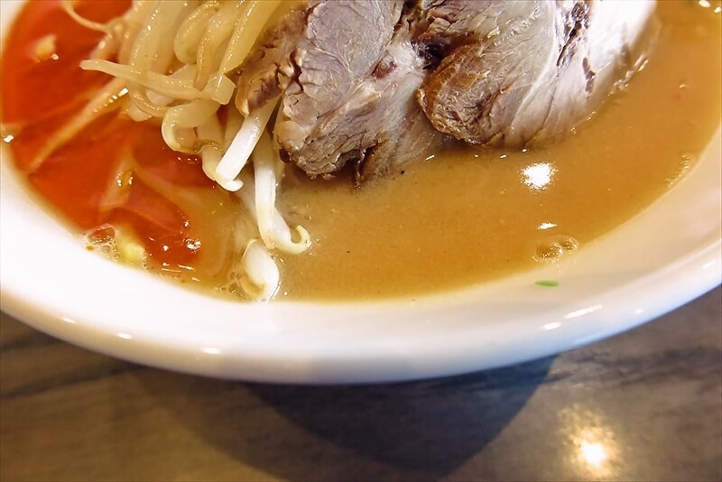 相模原市上溝『ラーメン味噌虎』辛味噌ラーメン4
