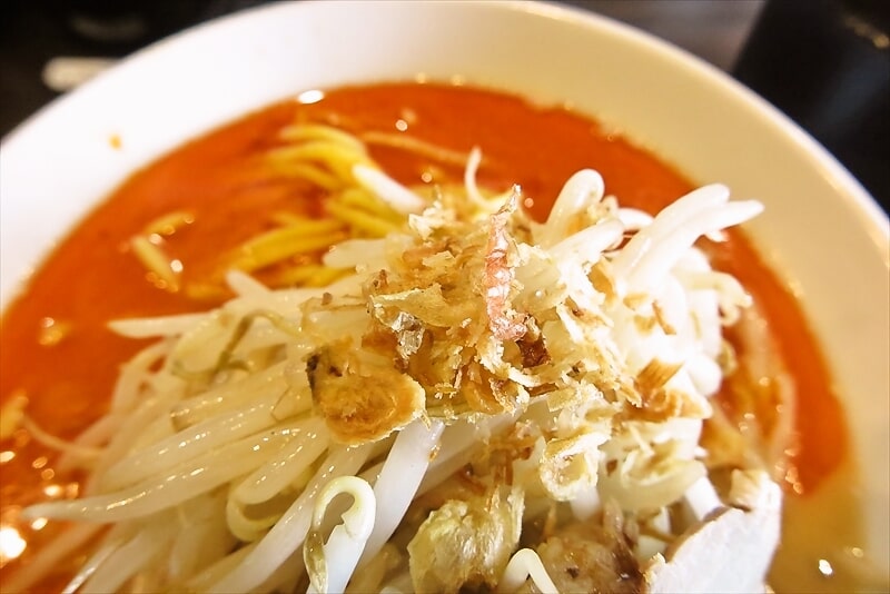 相模原市上溝『ラーメン味噌虎』辛味噌ラーメン7