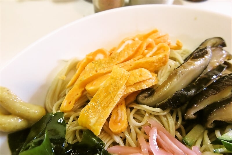 相模原市『支那そばや相模原店』レトロな冷やし中華大盛り6