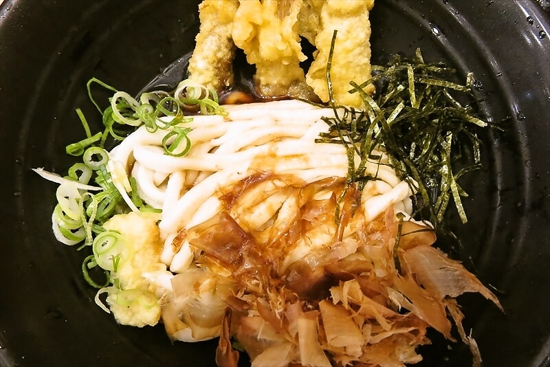 相模原市『資さんうどん相模大野店』ぶっかけうどん（ごぼ天付き）9