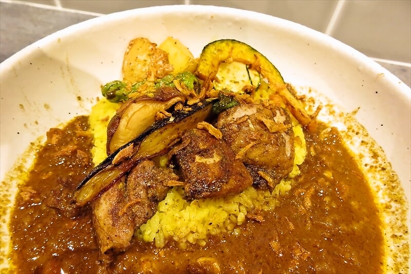 相模原市『かれー屋 あじん(Ajin)』デラックス(辛口)スパイスあじんカレー3