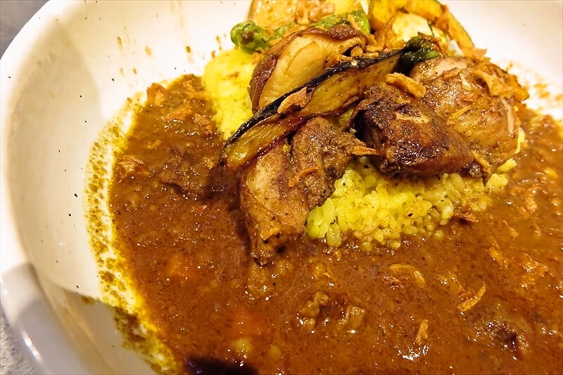 相模原市『かれー屋 あじん(Ajin)』デラックス(辛口)スパイスあじんカレー6