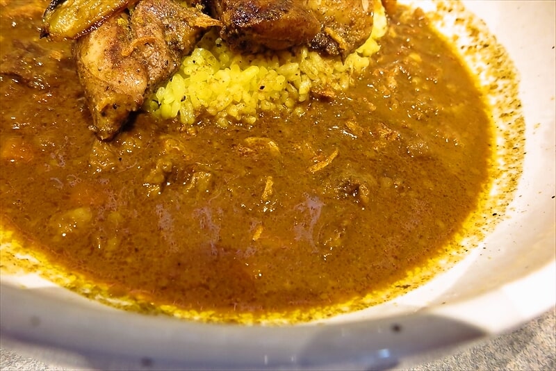 相模原市『かれー屋 あじん(Ajin)』デラックス(辛口)スパイスあじんカレー7