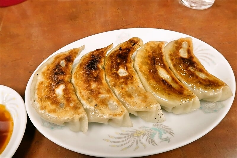 西川口駅『珍来 西川口東口店』焼き餃子2