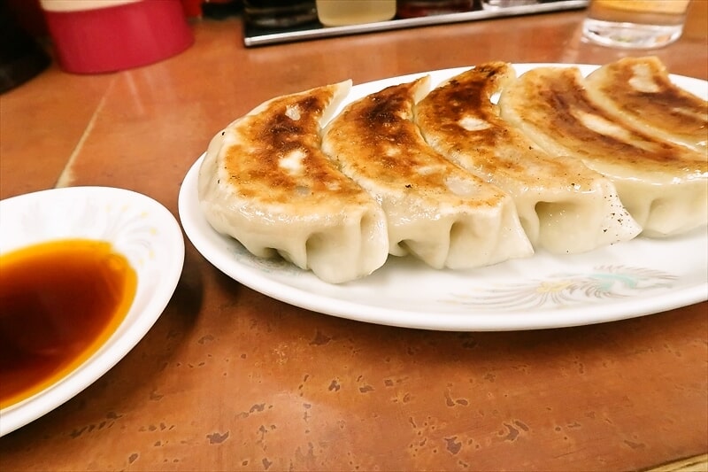 西川口駅『珍来 西川口東口店』焼き餃子3