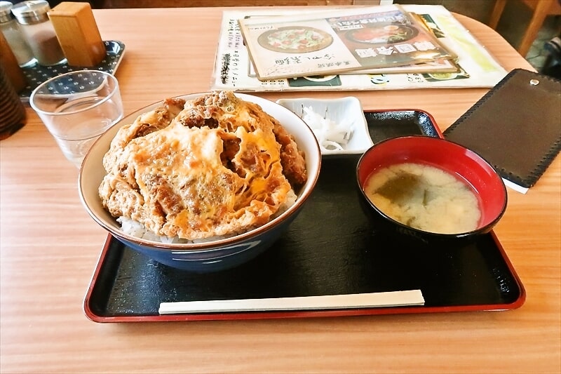 群馬県伊勢崎市『大松食堂(だいまつ)』カツ丼大盛り1