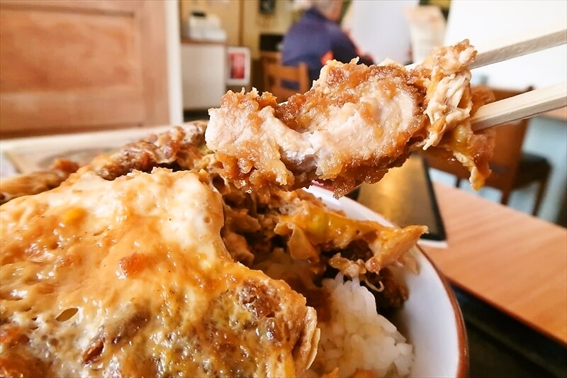 群馬県伊勢崎市『大松食堂(だいまつ)』カツ丼大盛り9