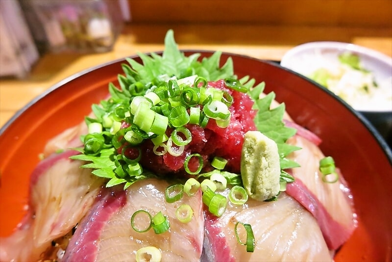 相模原市『割烹 ふく佐屋』ブリの漬丼6