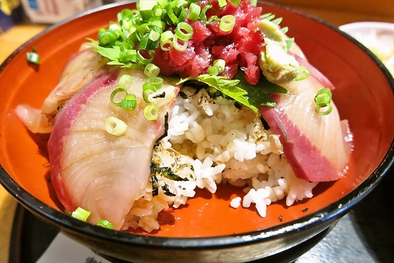 相模原市『割烹 ふく佐屋』ブリの漬丼11