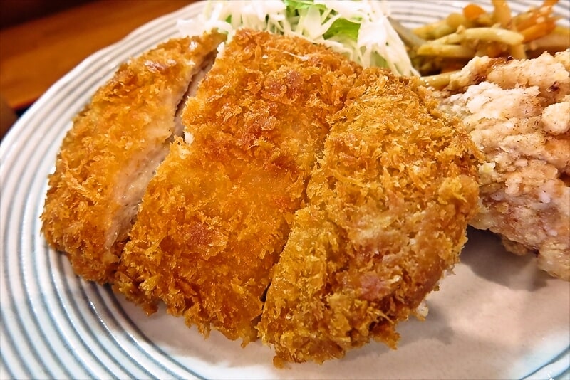 相模原市鹿沼台『からあげ食堂・酒場56』ミルフィーユチーズカツからあげ定食9