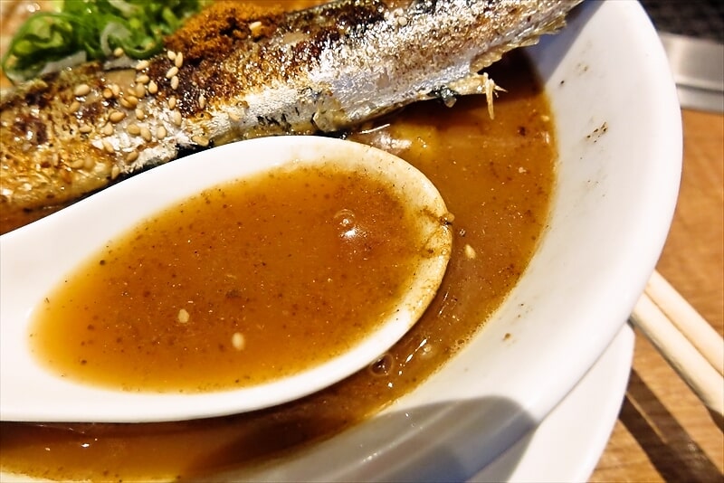 『牛角 相模原淵野辺店』牛角流秋刀魚ラーメン9