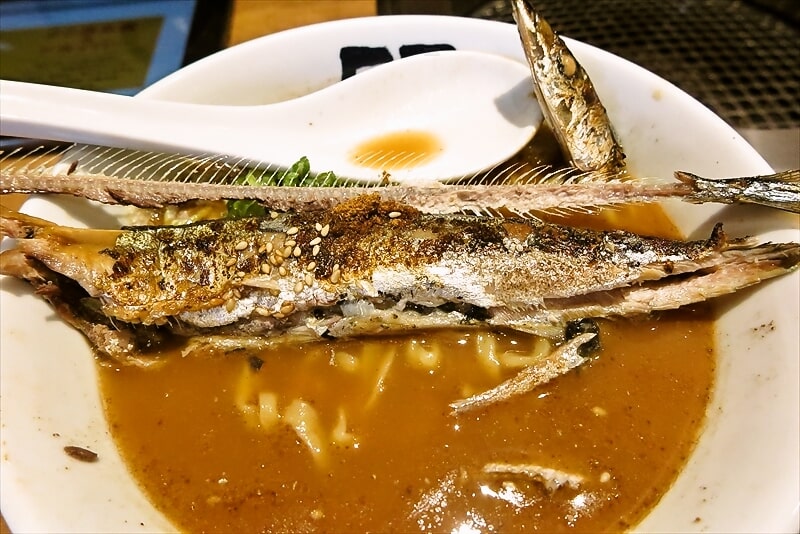 『牛角 相模原淵野辺店』牛角流秋刀魚ラーメン10