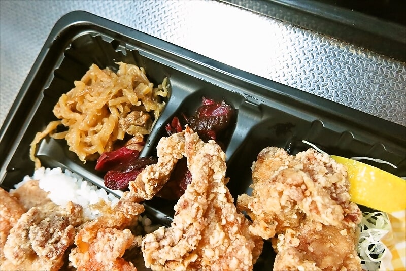 相模原市淵野辺『こがねちゃん弁当』唐揚げ弁当特盛り6