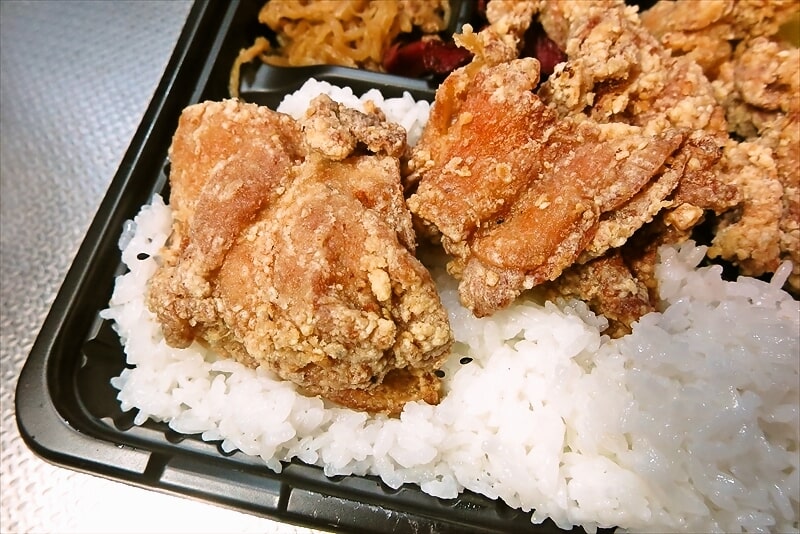 相模原市淵野辺『こがねちゃん弁当』唐揚げ弁当特盛り10