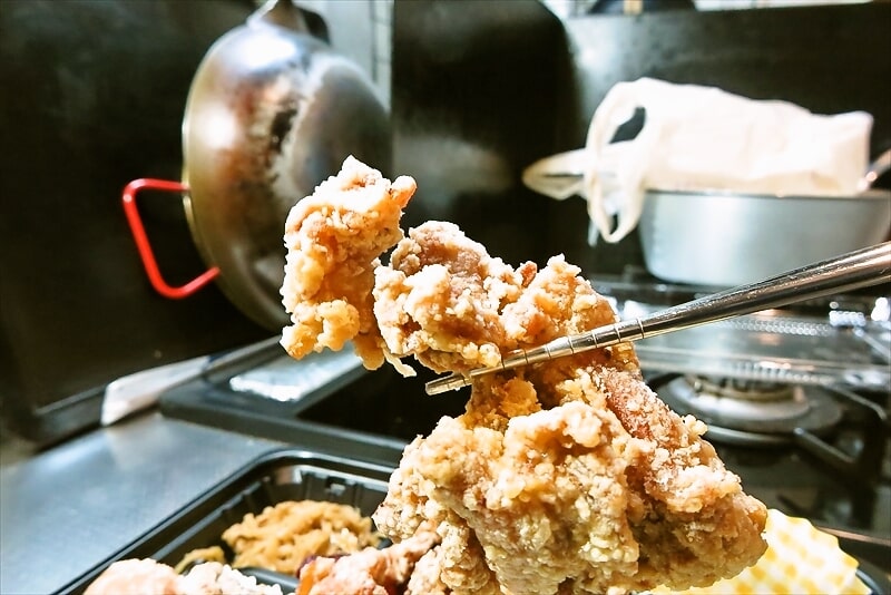 相模原市淵野辺『こがねちゃん弁当』唐揚げ弁当特盛り12