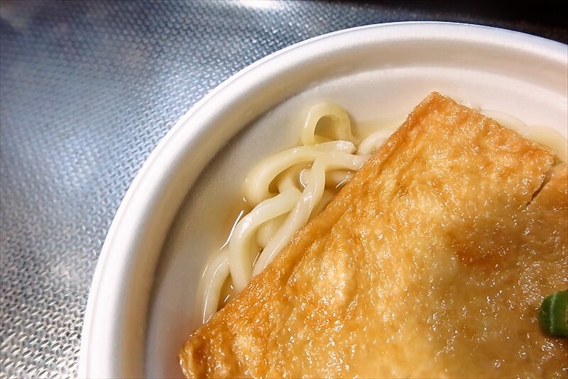 『ローソン』国産小麦粉使用 きつねうどん10
