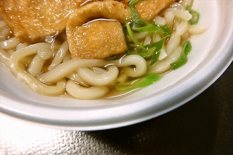 『ローソン』国産小麦粉使用 きつねうどん13