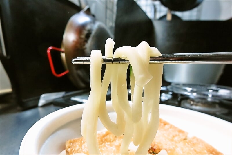 『ローソン』国産小麦粉使用 きつねうどん14