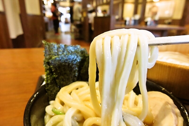 2025年『丸亀製麺 相模原中央店』濃厚醤油とんこつ家系つけ汁大盛り13