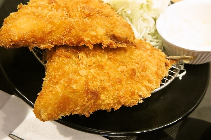2025年『とんかつ 松のや』アジフライ（2枚）定食9