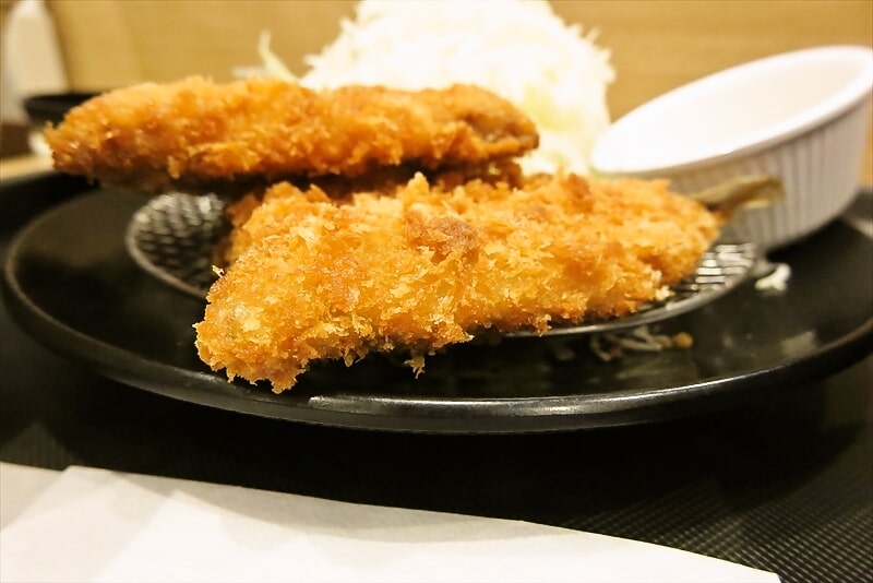 2025年『とんかつ 松のや』アジフライ（2枚）定食11