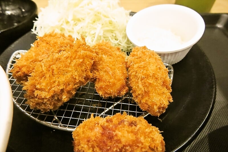 2025年『とんかつ 松のや』カキフライ定食8