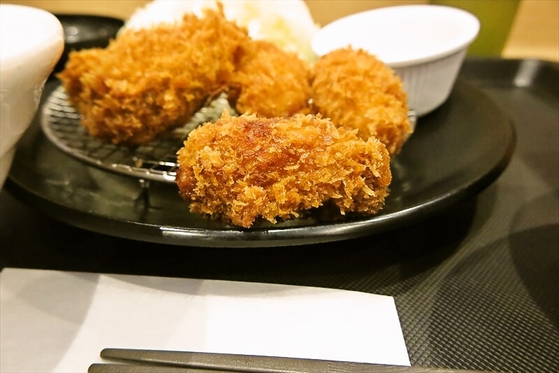 2025年『とんかつ 松のや』カキフライ定食9