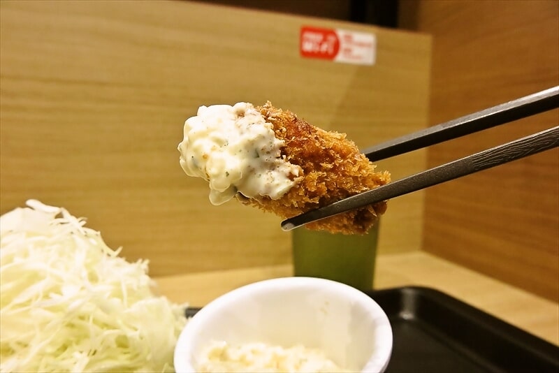 2025年『とんかつ 松のや』カキフライ定食13