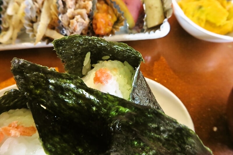 相模原市淵野辺『おにぎり屋 錦潟』おむすびセット9